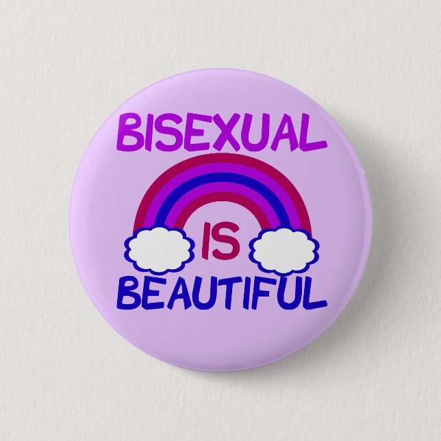 Bisexual ist schön button (Vorderseite)