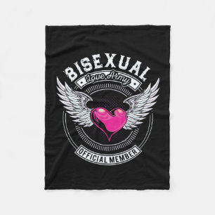 Bisexual-Liebe-Armee-Decke Fleecedecke