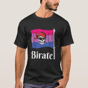 Bisexual Pirate Birate Lgbtq Lgbt Gay Pride T-Shir T-Shirt