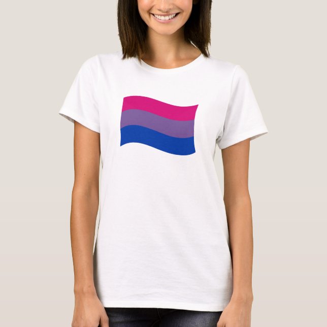 Bisexual Pride Banner T-Shirt (Vorderseite)