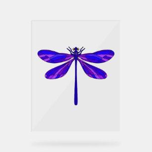 Bisexual Pride Dragonfly Acrylschild