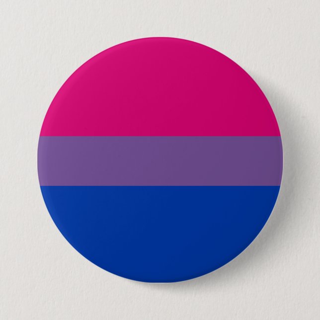 Bisexual Pride Flag Button (Vorderseite)