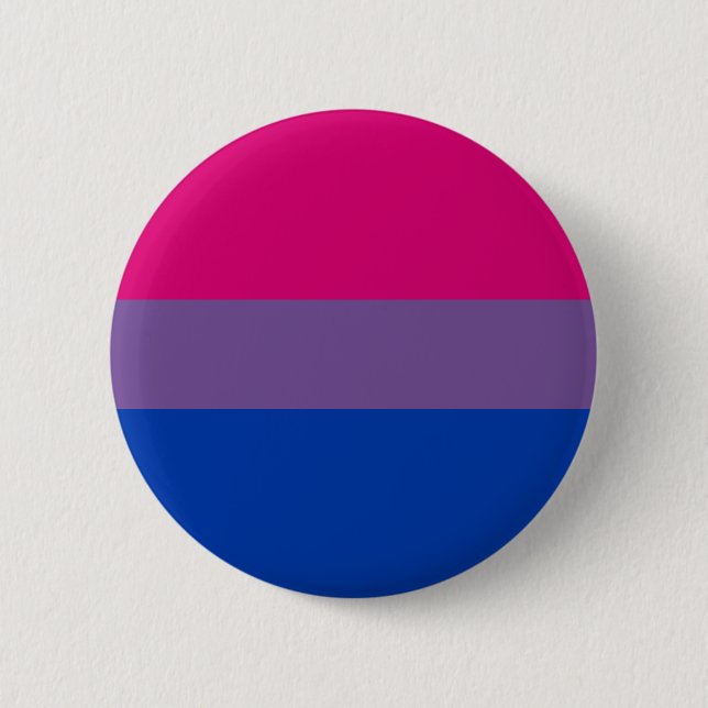 Bisexual Pride Flag Button (Vorderseite)