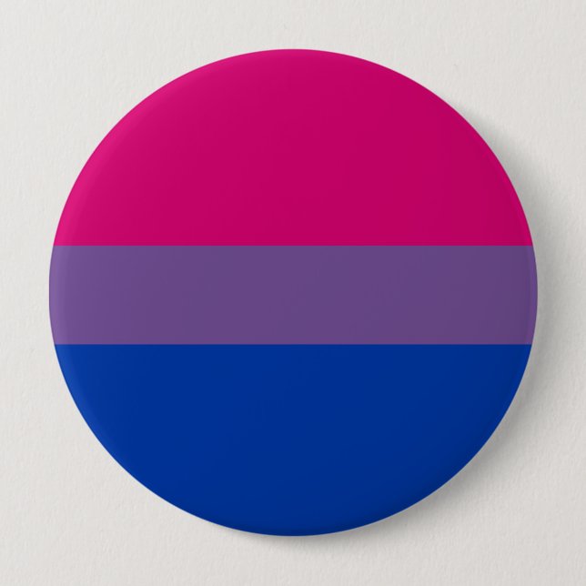 Bisexual Pride Flag Button (Vorderseite)