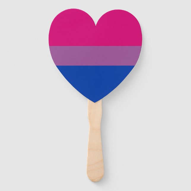 Bisexual Pride Flag Fächer (Rückseite)