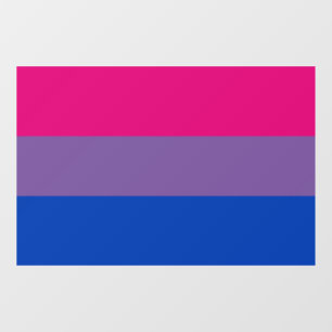 Bisexual Pride Flag Fensteraufkleber