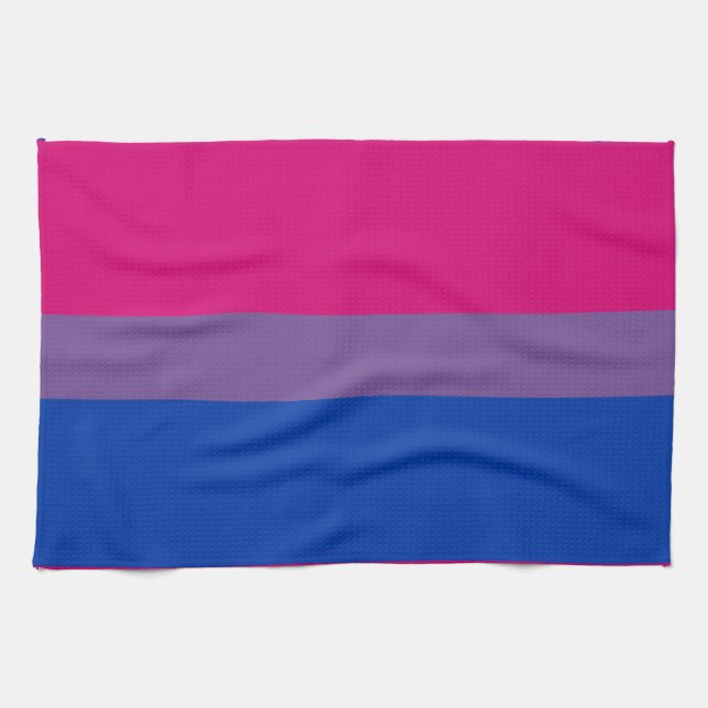 Bisexual Pride Flag Geschirrtuch (Horizontal)
