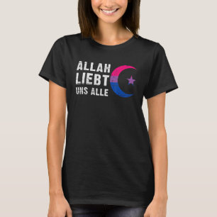 Bisexual Pride Flag Hilal Halbmond Islam 1 T-Shirt