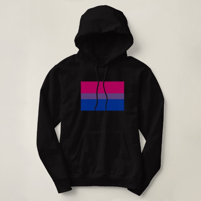 Bisexual Pride Flag Hoodie (Design vorne)
