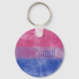 Bisexual pride flag key ring schlüsselanhänger