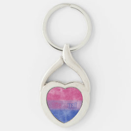Bisexual pride flag key ring schlüsselanhänger