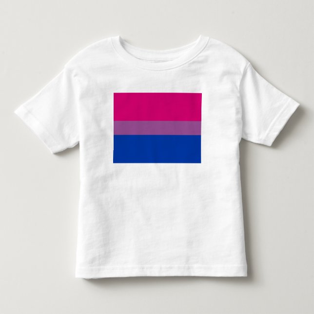 Bisexual Pride Flag Kleinkind T-shirt (Vorderseite)