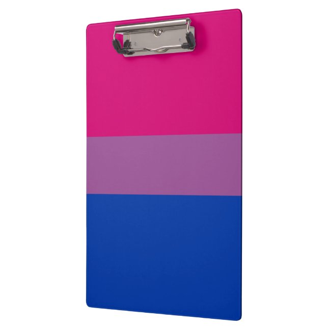 Bisexual Pride Flag Klemmbrett (Links)