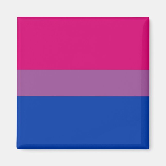 Bisexual Pride Flag Magnet (Vorne)