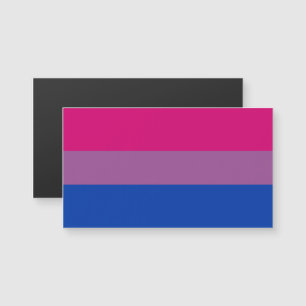 Bisexual Pride Flag Magnetkarte
