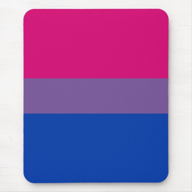 Bisexual Pride Flag Mousepad (Vorne)