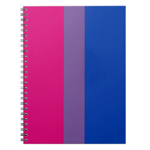 Bisexual Pride Flag Notizblock