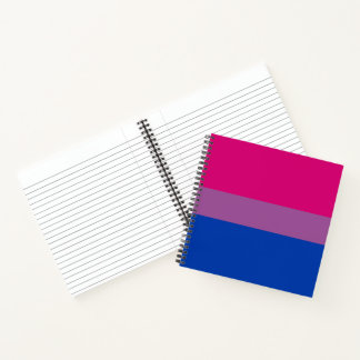 Bisexual Pride Flag Notizbuch