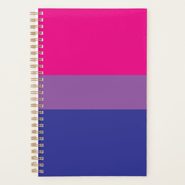 Bisexual Pride Flag Planer (Vorderseite)