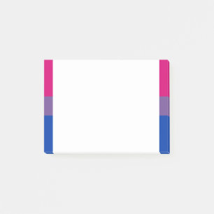Bisexual Pride Flag Post-it Klebezettel