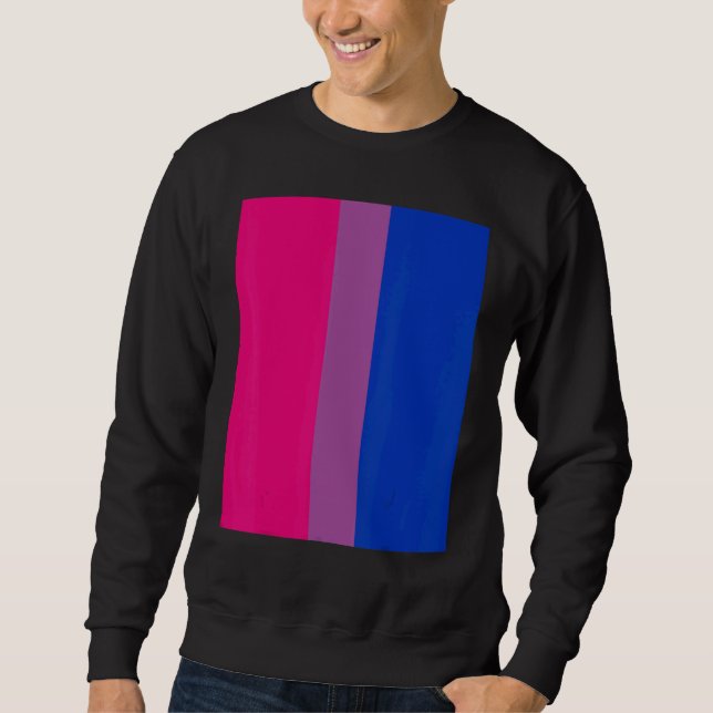 Bisexual Pride Flag Rotated  For Bi People Who Lik Sweatshirt (Vorderseite)