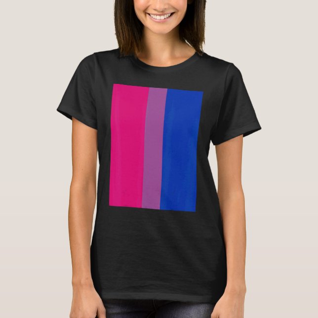 Bisexual Pride Flag Rotated  For Bi People Who Lik T-Shirt (Vorderseite)