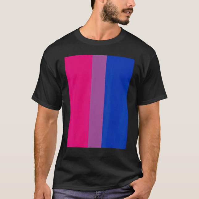 Bisexual Pride Flag Rotated  For Bi People Who Lik T-Shirt (Vorderseite)