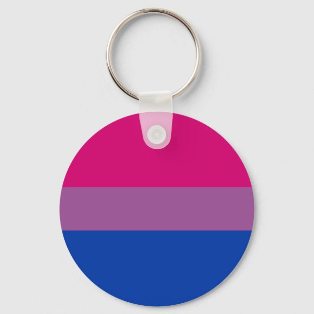 Bisexual Pride Flag Schlüsselanhänger (Vorderseite)