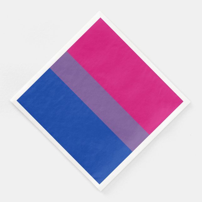 Bisexual Pride Flag Serviette (Ecke)