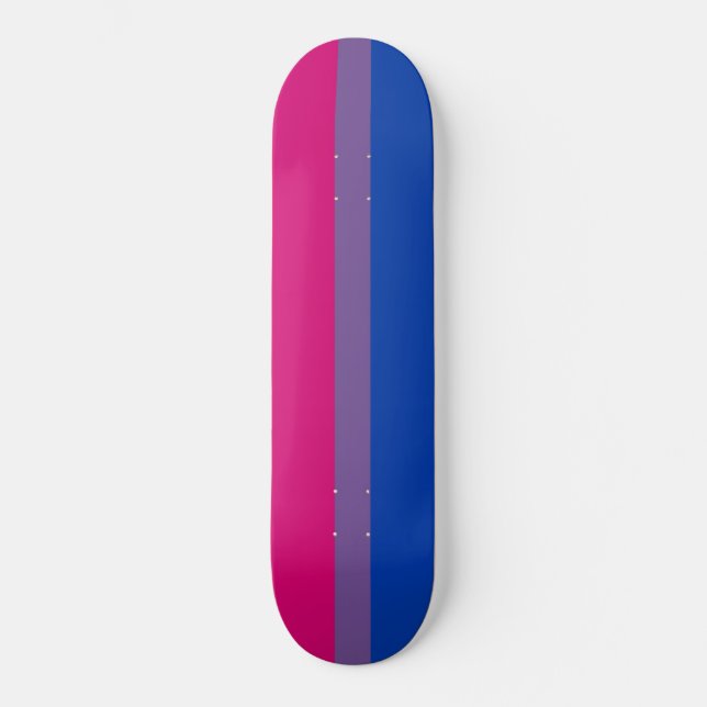 Bisexual Pride Flag Skateboard (Vorderseite)