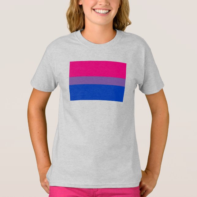 Bisexual Pride Flag T-Shirt (Vorderseite)