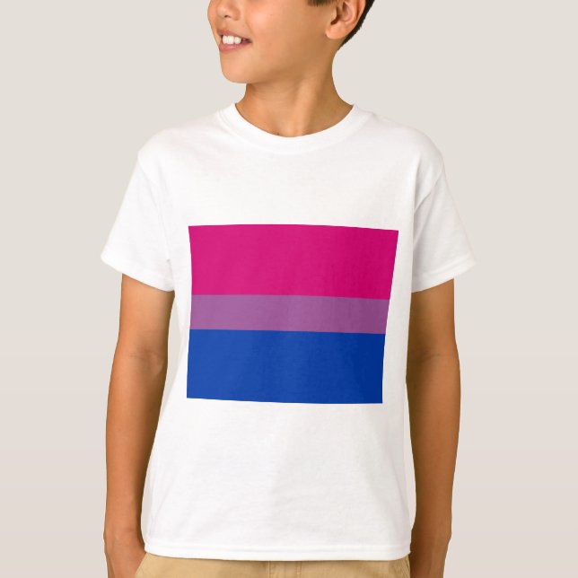 Bisexual Pride Flag T-Shirt (Vorderseite)