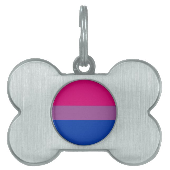 Bisexual Pride Flag Tiermarke (Vorderseite)