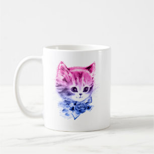 Bisexual Pride Kitty Kaffeetasse