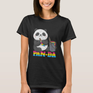 Bisexual Pride Lgbt Panda Pan Da Que, nicht binär T-Shirt