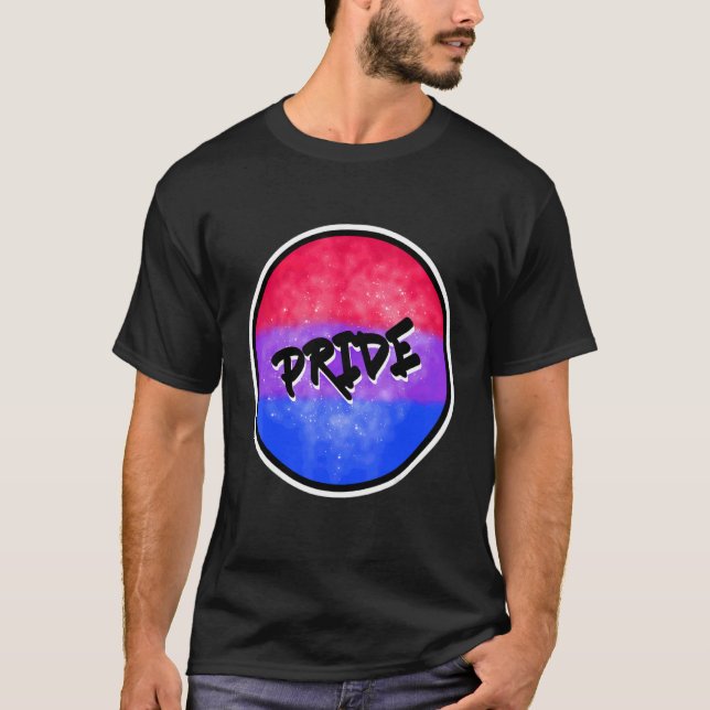 Bisexual Pride Rainbow Bisexual Flag Lgbt Gay T-Shirt (Vorderseite)