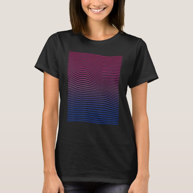Bisexual Pride Subtle Bi Bisexuality Flag LGBT Pri T-Shirt (Vorderseite)