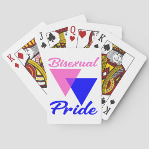 Bisexual Pride Triangles  Spielkarten