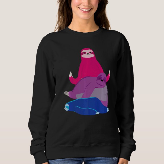 Bisexual Sloth Bisexual Sweatshirt (Vorderseite)