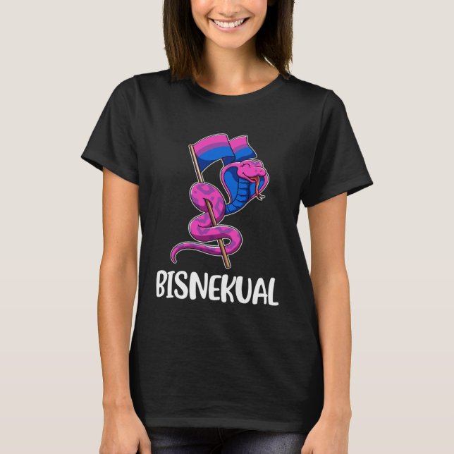 Bisexual Snake T-Shirt (Vorderseite)