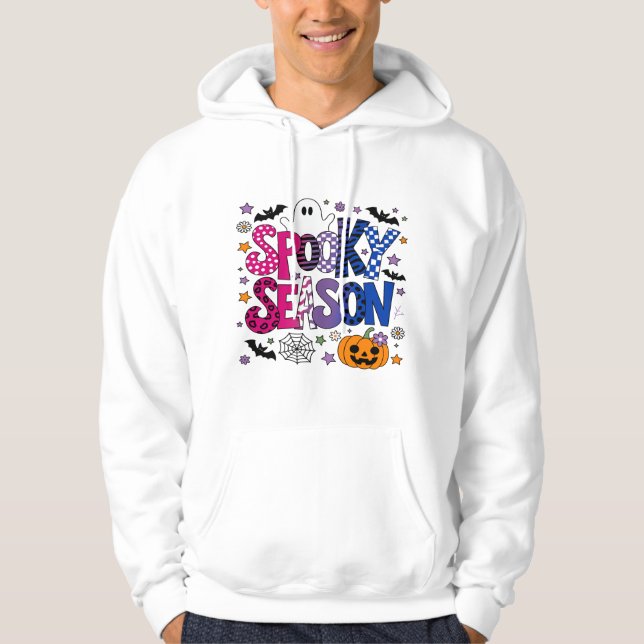 Bisexual Spooky Season Halloween Hoodie (Vorderseite)