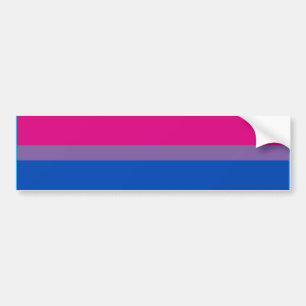 BISEXUAL-STOLZ-FLAGGEN-BAR AUTOAUFKLEBER