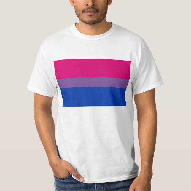 Bisexual-Stolz-T - Shirt (Vorderseite)