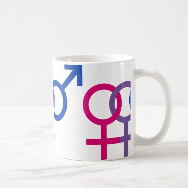 Bisexual-Stolz-Tasse Tasse (Rechts)