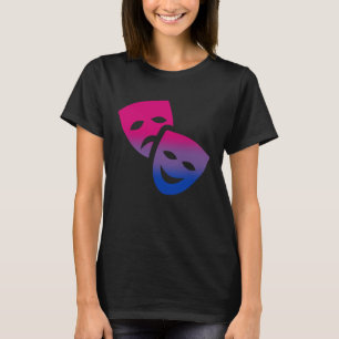 Bisexual subtle Bi Pride LGBTQ Theater Theater und T-Shirt