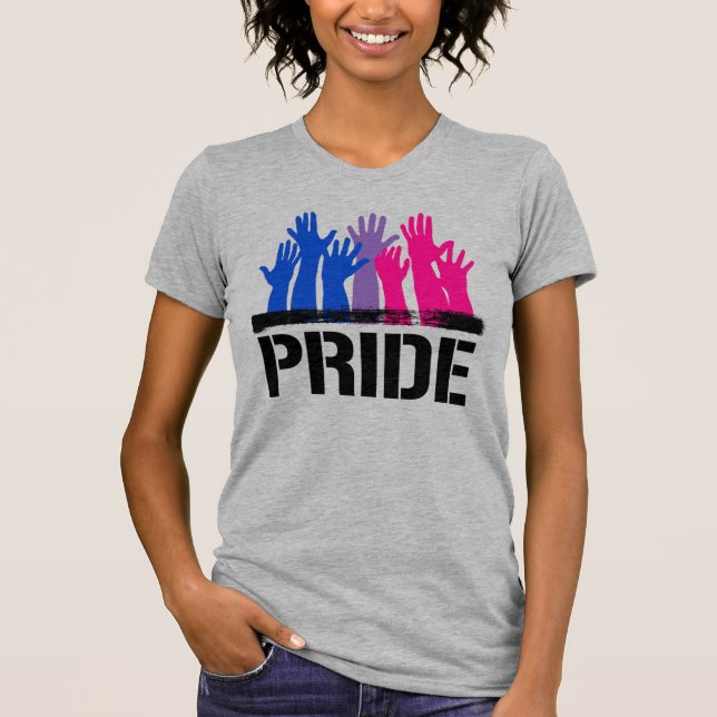 Bisexual Together Pride T-Shirt (Vorderseite)