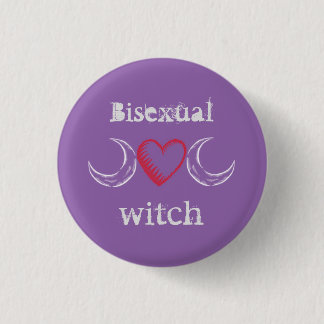 Bisexualhexe-Abzeichen/ Button