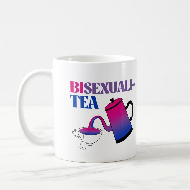 Bisexuali-Tee Bisexualitea Kaffeetasse (Links)