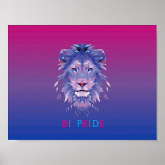 Bisexualität Pride Poster