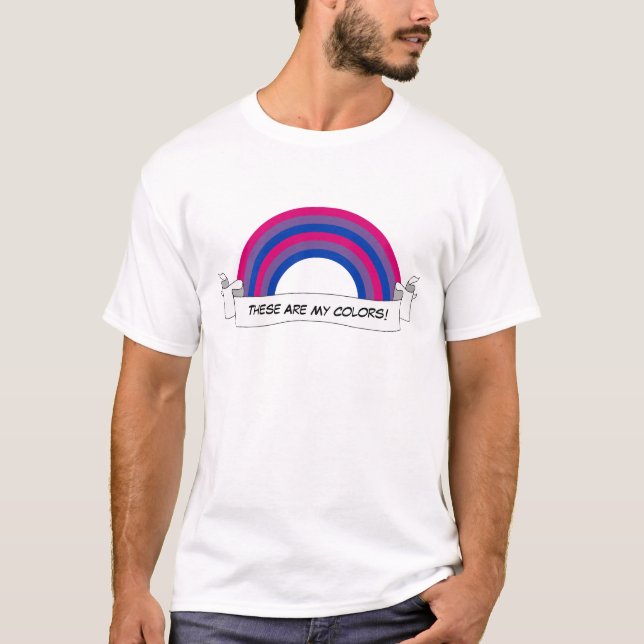 Bisexualität Regenbogenstolz T - Shirt (Vorderseite)